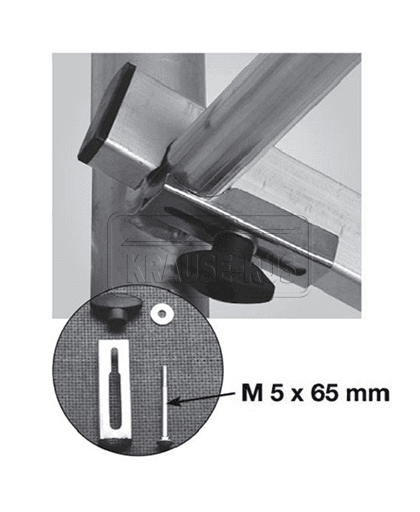 Крепёжный зажим Krause ClimTec М5х65 мм, 214584