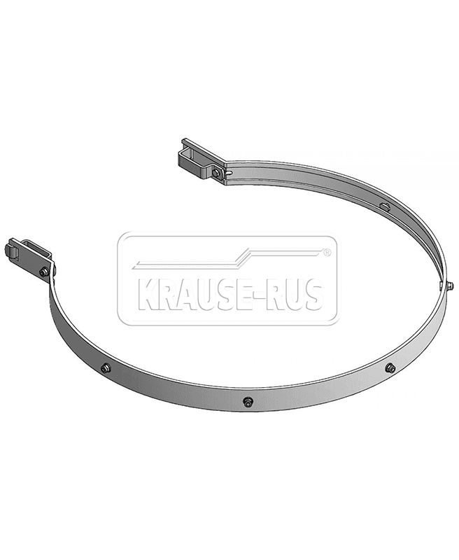 Задняя дуга ограждения для пожарной лестницы Krause 3/4, алюминий 838063