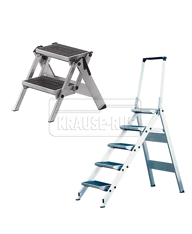 Складной трап Krause STABILO 4, с дугой безопасности 810267