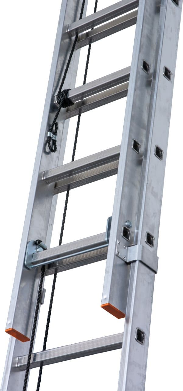 Двухсекционная лестница с тросом Krause Robilo 2х15, 129840