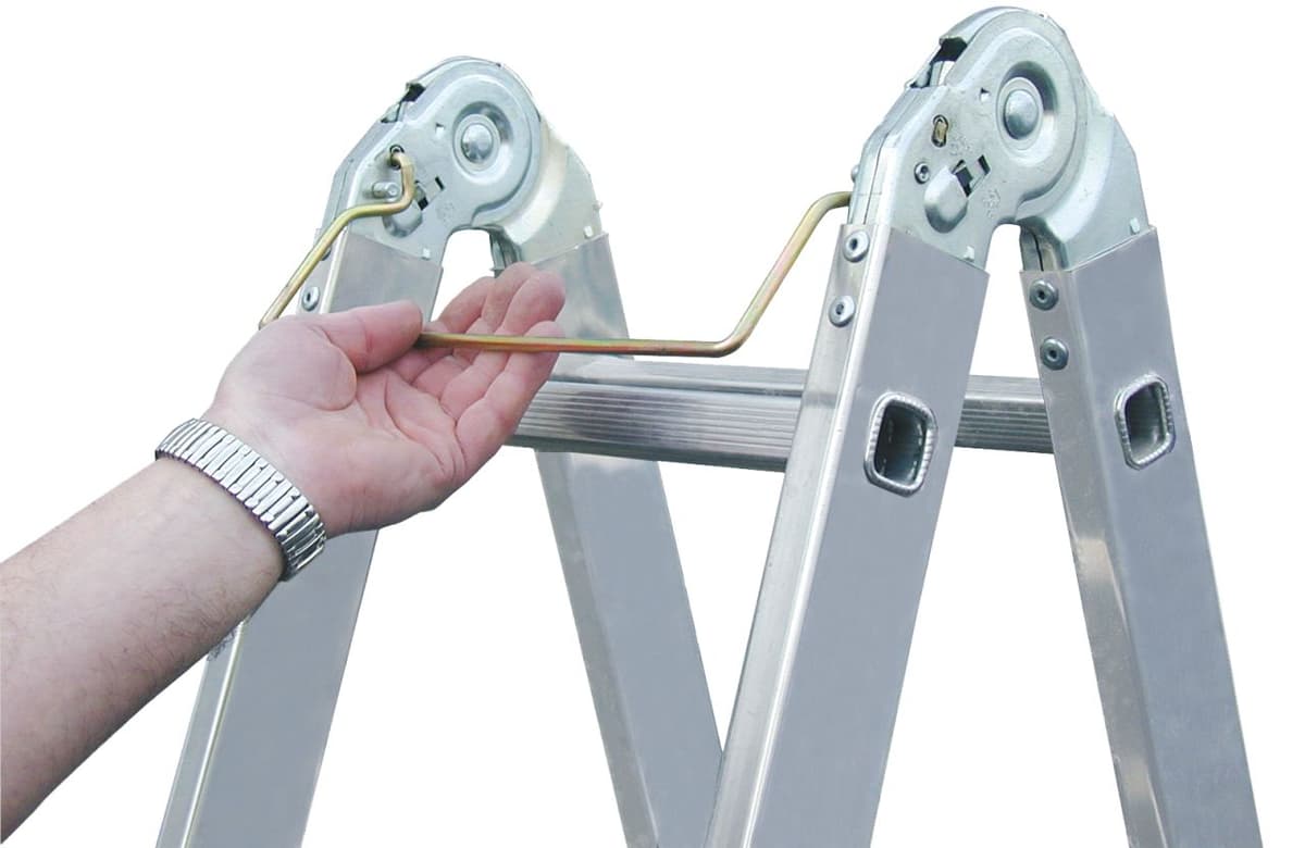 Универсальная шарнирная лестница Krause Monto TriMatic 2x6, 129901