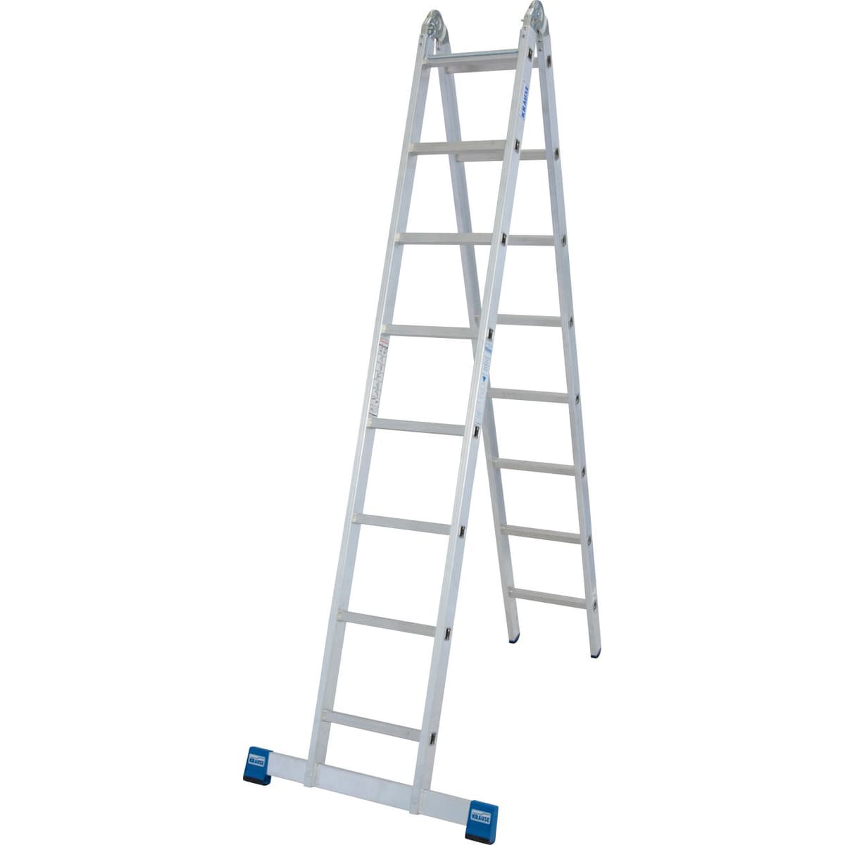Двухсекционная шарнирная стремянка Krause STABILO 2x8, 133915