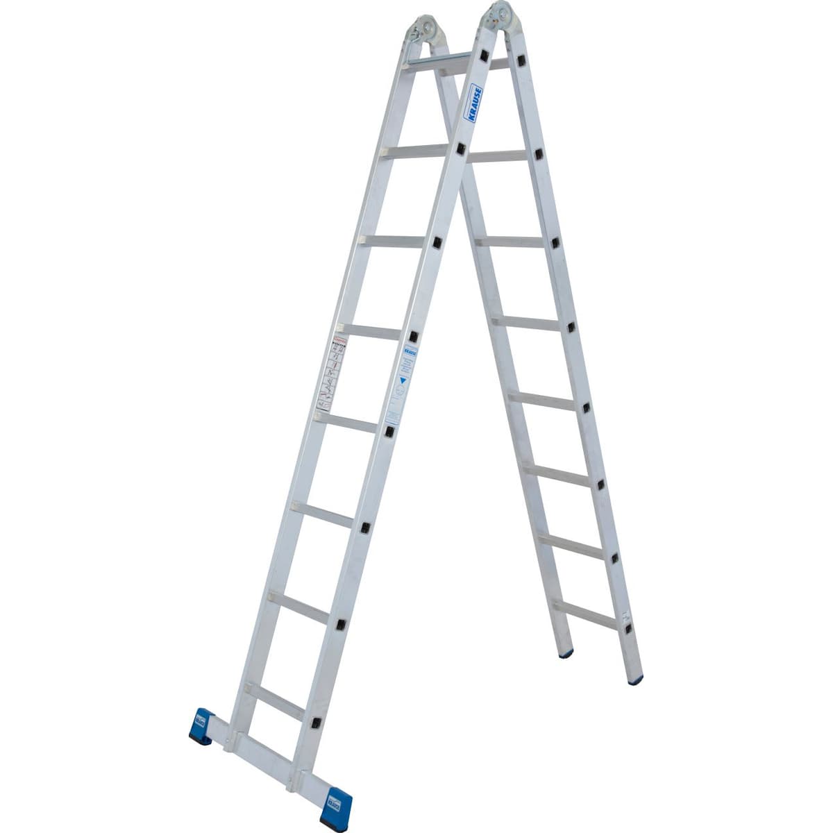 Двухсекционная шарнирная стремянка Krause STABILO 2x8, 133915
