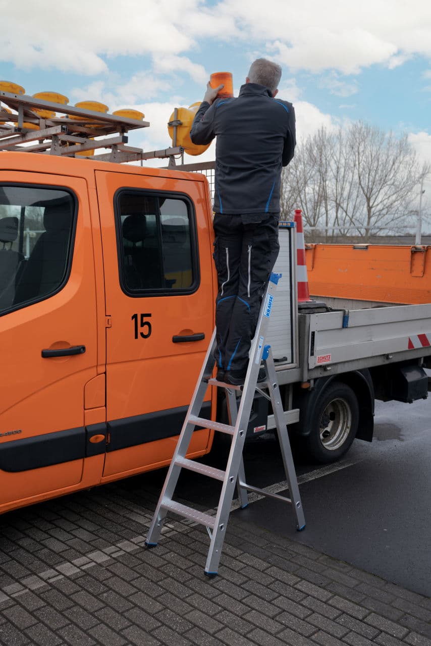 Стремянка Krause STABILO со ступенями R13 1x4 2,95 м 136022