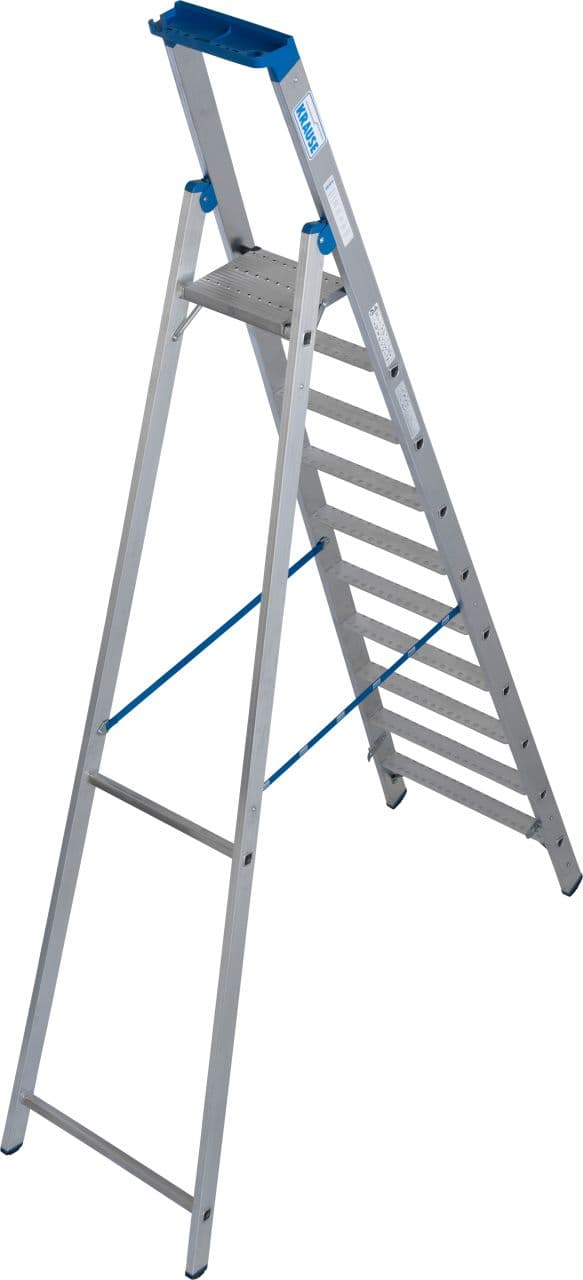 Стремянка Krause STABILO со ступенями R13 1x10 4,35 м 136084
