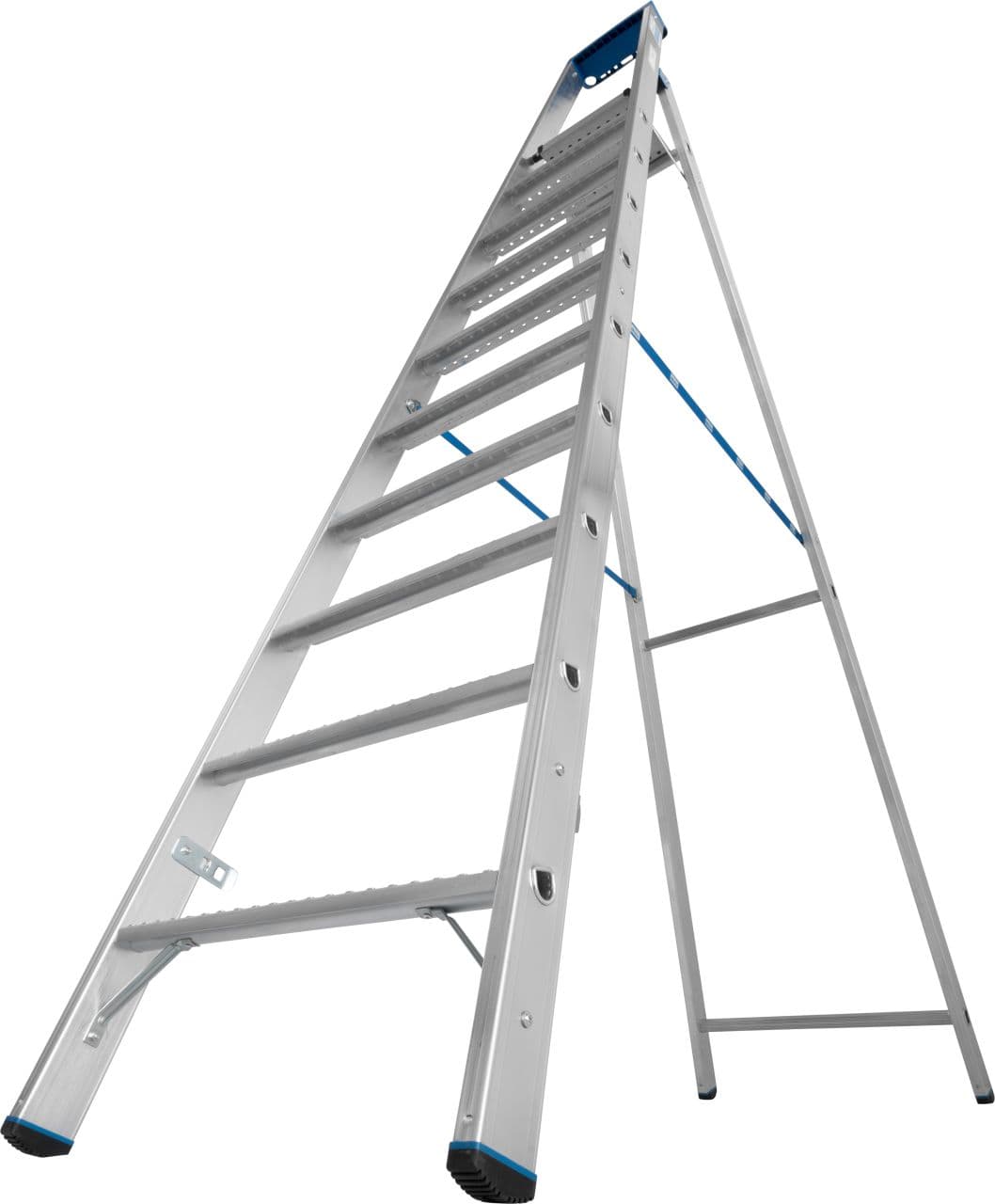 Стремянка Krause STABILO со ступенями R13 1x10 4,35 м 136084