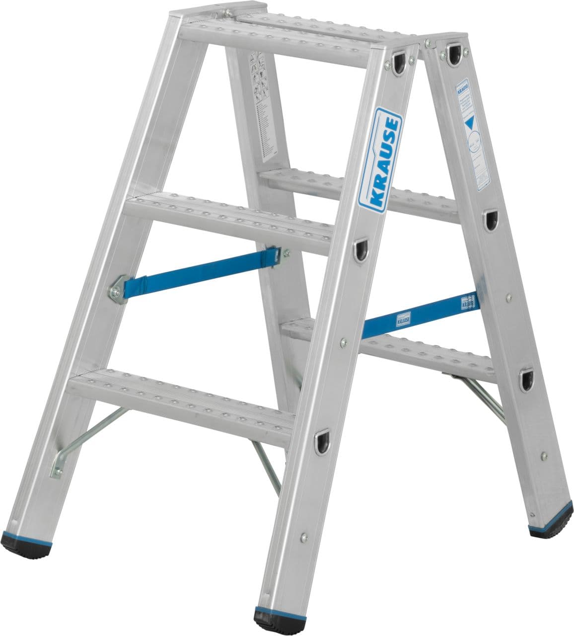 Двухсторонняя стремянка Krause Stabilo со ступенями R13 2x3 136138