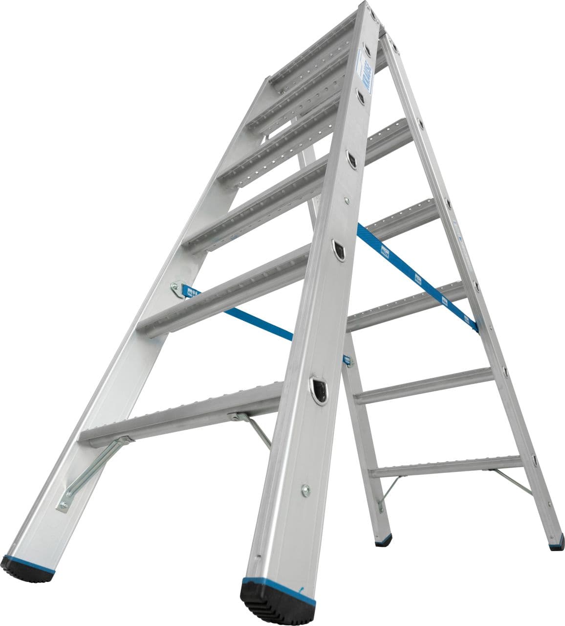 Двухсторонняя стремянка Krause Stabilo со ступенями R13 2x6 136169