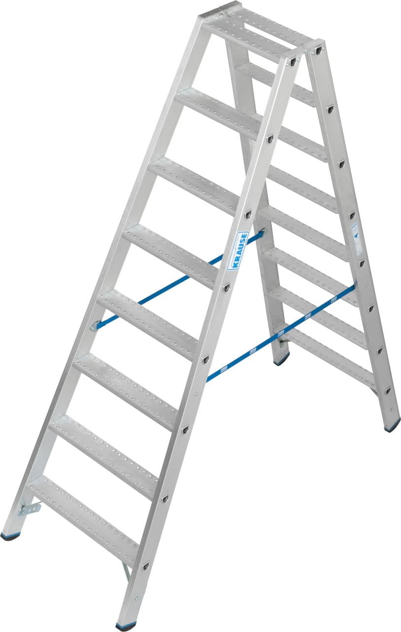 Двухсторонняя стремянка Krause Stabilo со ступенями R13 2x8 136183