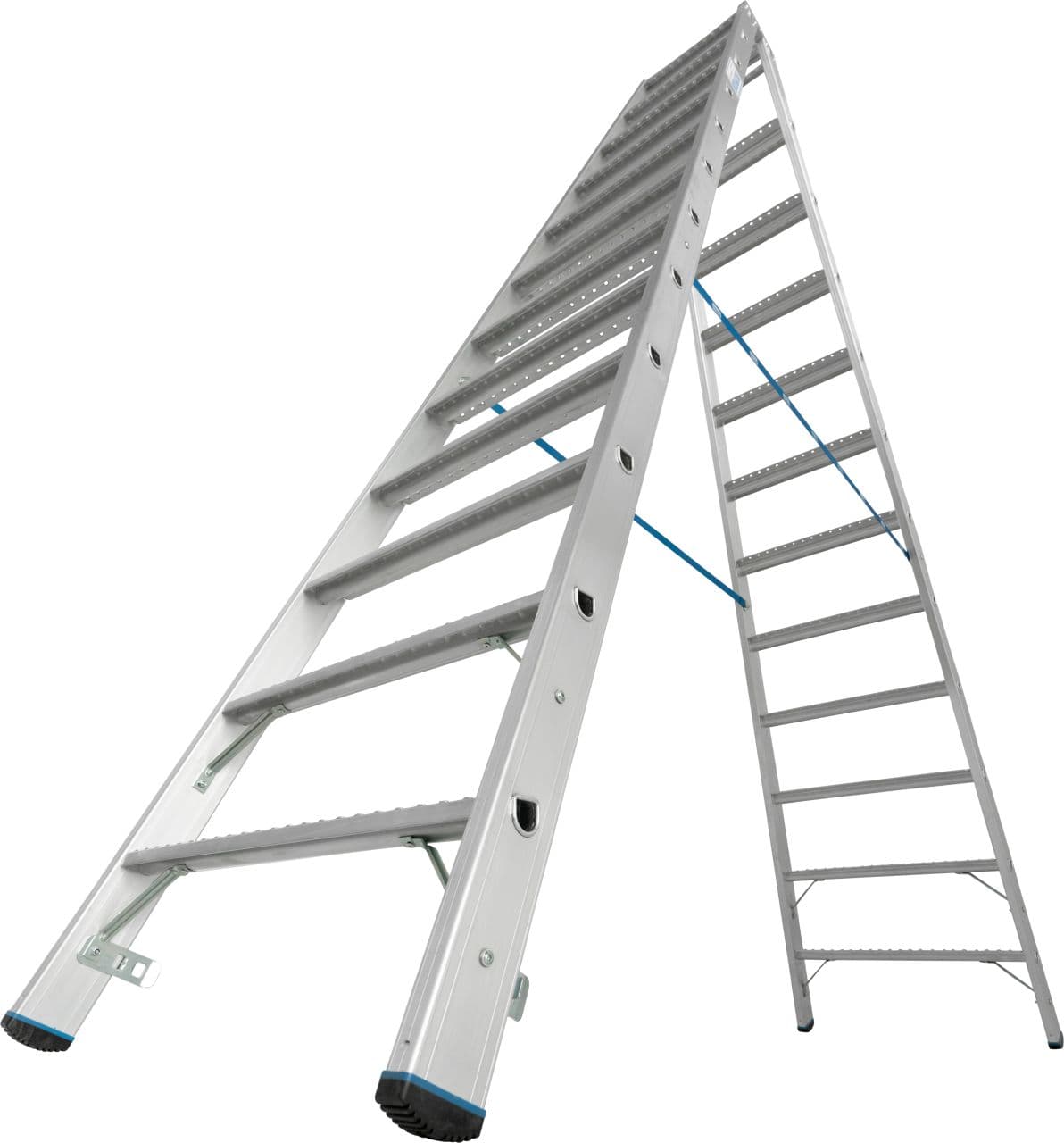 Двухсторонняя стремянка Krause Stabilo со ступенями R13 2x12 136220