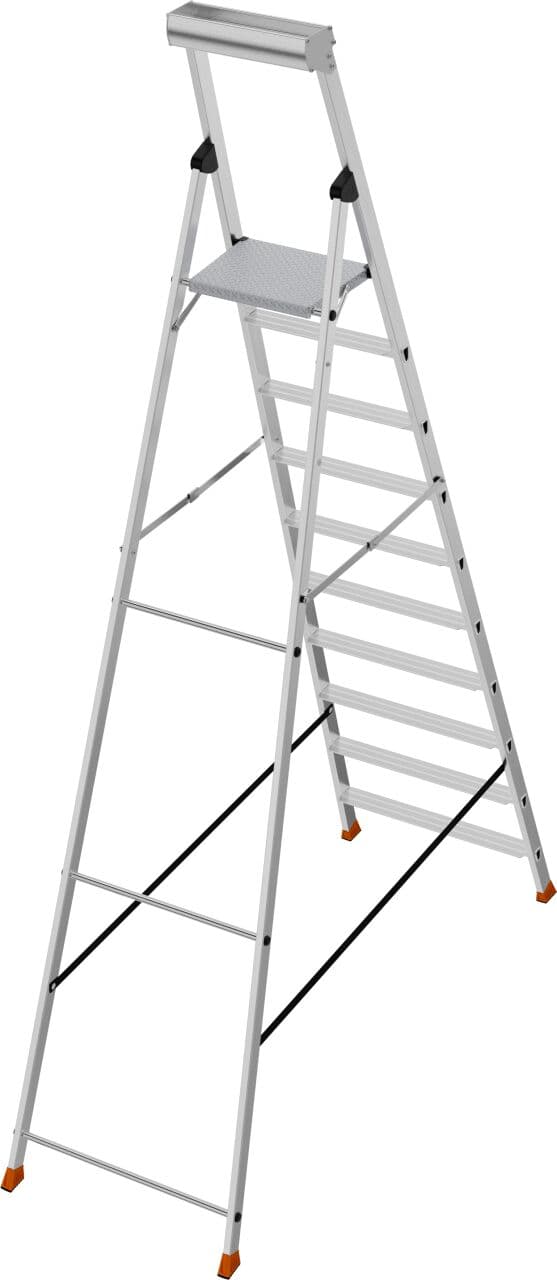 Стремянка Krause Solido XL 10 ступеней 171276