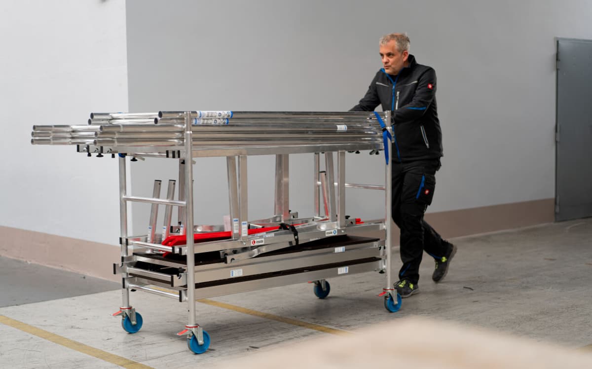 Вышка-тура из алюминия Krause MONTO ClimTec основной каркас 710116