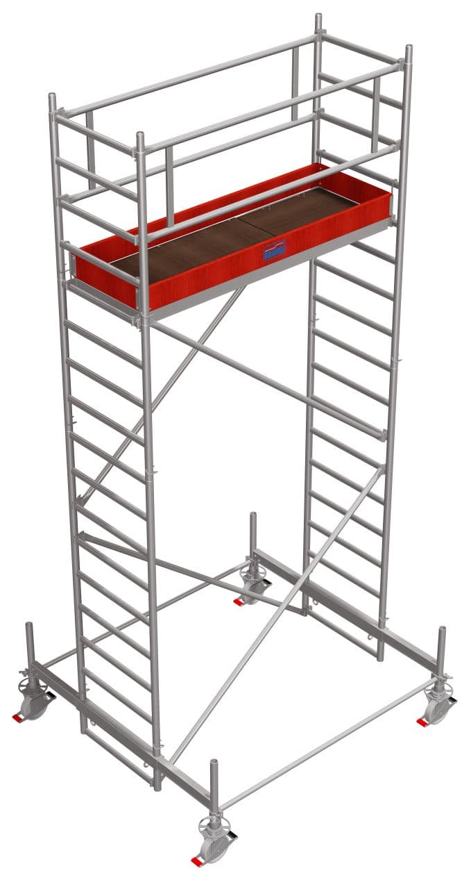 Вышка-тура Krause STABILO Professional серия 100 2 х 0,75 м рабочая высота 5,4 м 731067