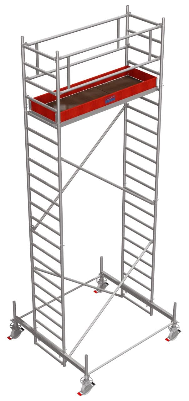 Вышка-тура Krause STABILO Professional серия 100 2 х 0,75 м рабочая высота 6,4 м 731074