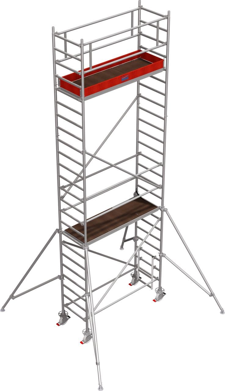 Вышка-тура Krause STABILO Professional серия 1000 2 х 0,75 м рабочая высота 7,3 м 738073