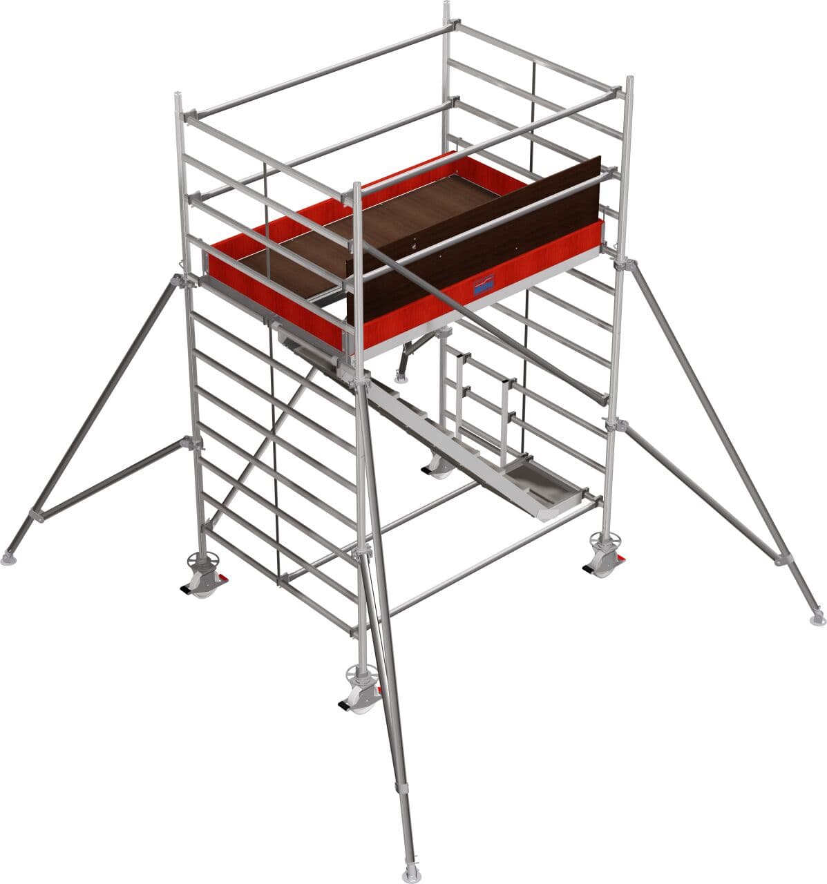 Вышка-тура Krause STABILO Professional серия 5500 с трапом рабочая высота 4,5 м 769008