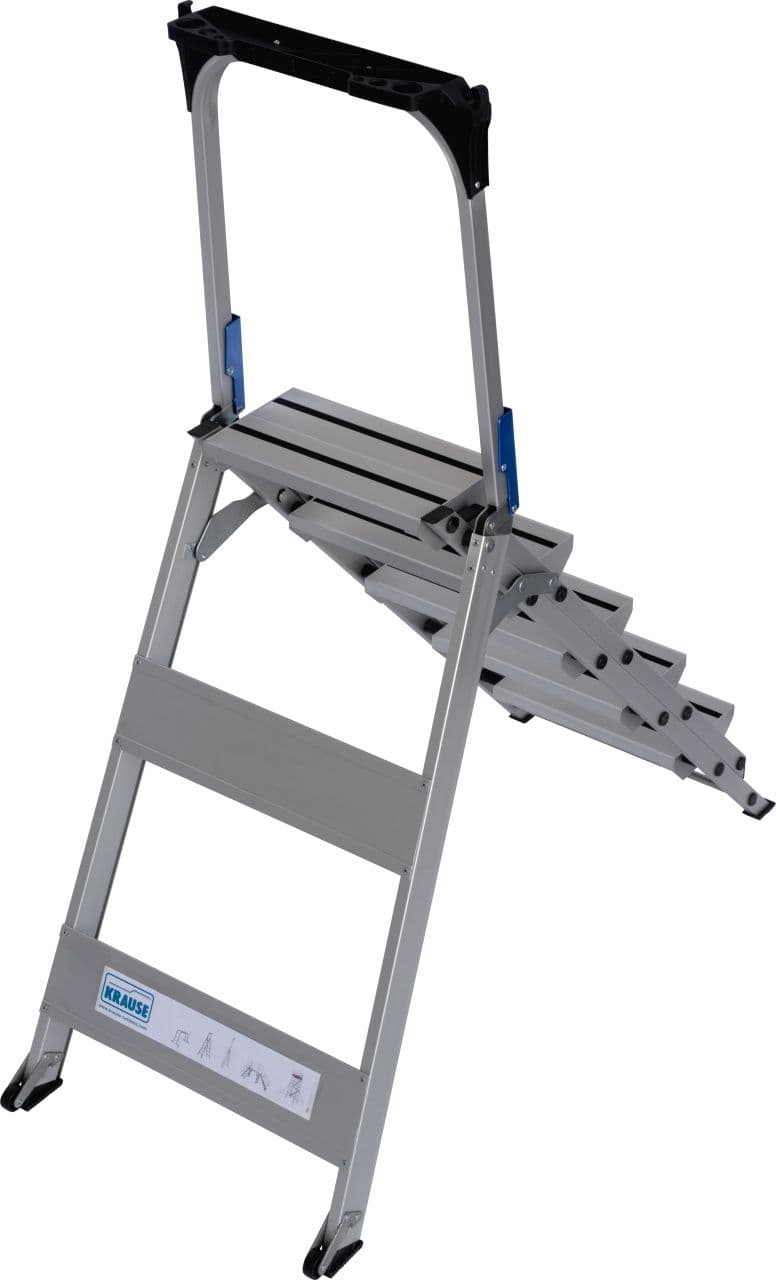 Складной трап Krause STABILO Professional 5 с дугой безопасности 3,00 м 810328