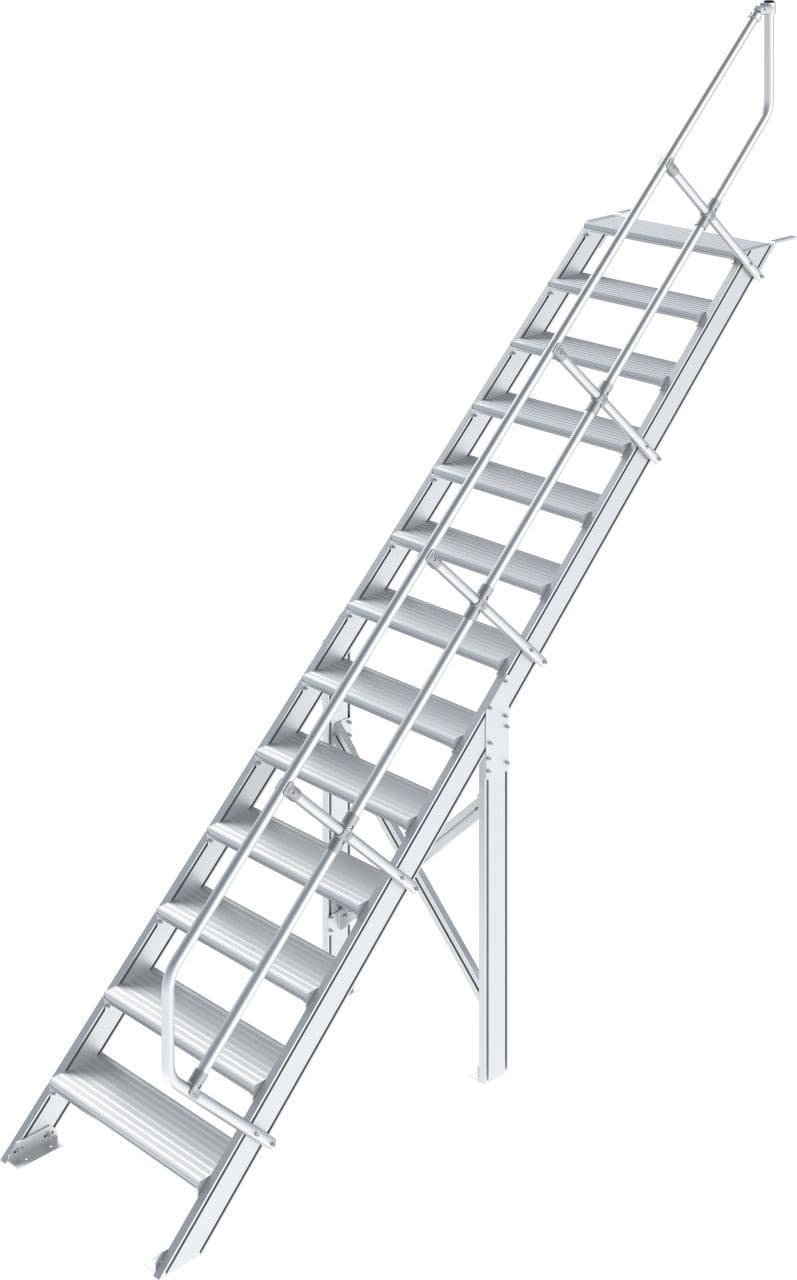 Трап Krause STABILO 14, рифленый алюминий, шир 1000 мм, 45° 822833