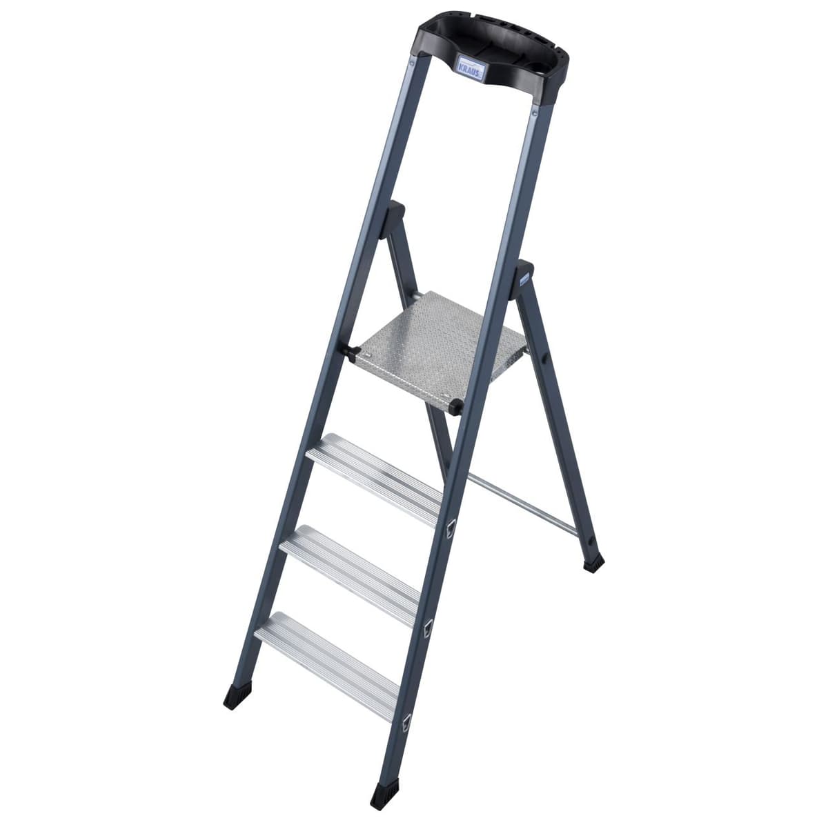 Анодированная стремянка Krause SePro S 4 ступени 124180