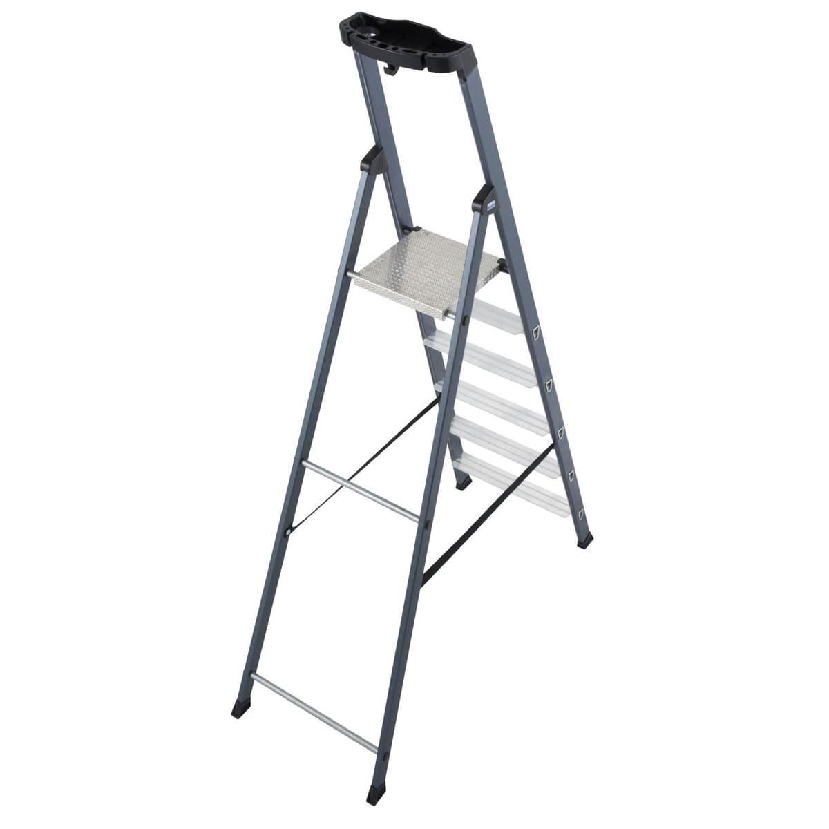 Анодированная стремянка Krause SePro S 6 ступеней 124203