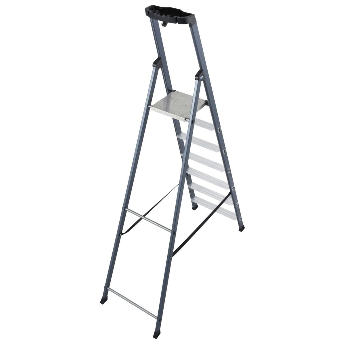 Анодированная стремянка Krause SePro S 7 ступеней 124210