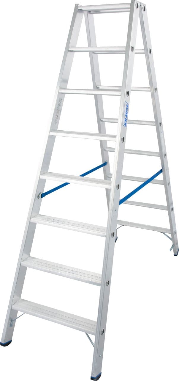 Двухсторонняя стремянка Krause STABILO 2x8, 124760