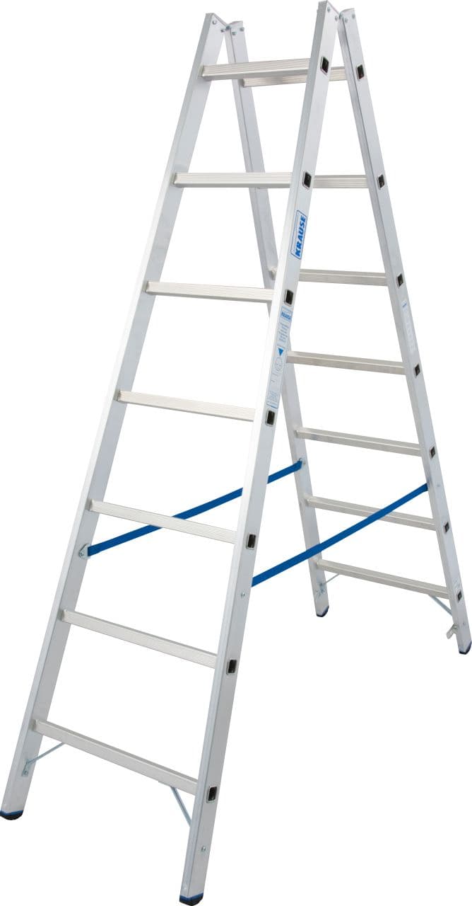 Двухсторонняя стремянка Krause STABILO 2x7, 124913