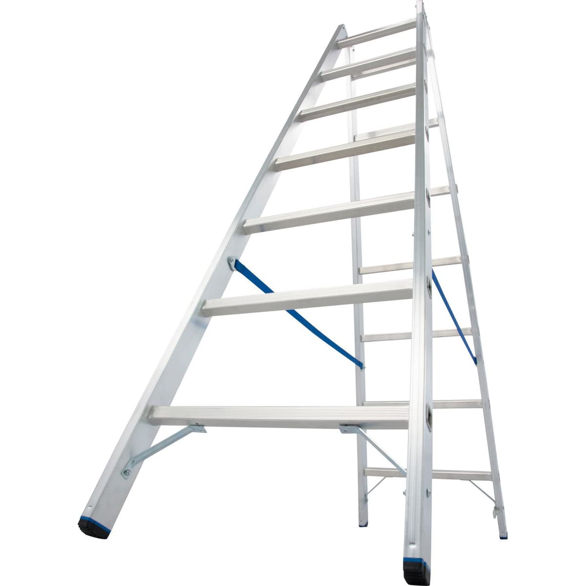Двухсторонняя стремянка Krause STABILO 2x7, 124913