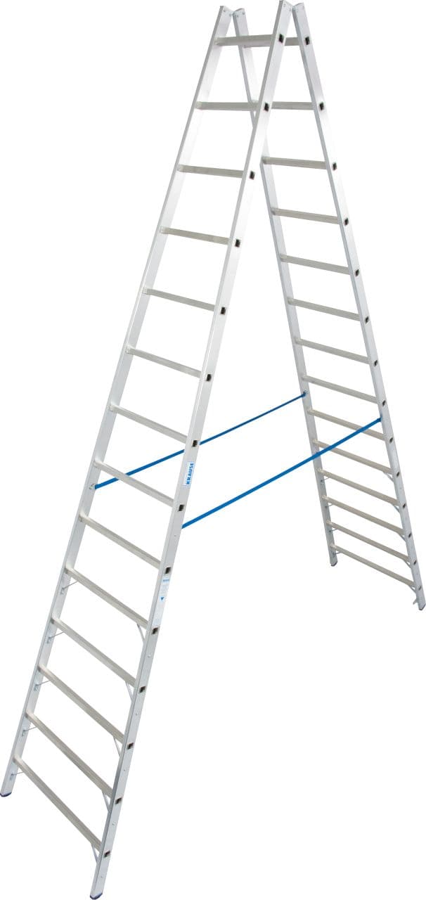 Двухсторонняя стремянка Krause STABILO 2х14, 124951