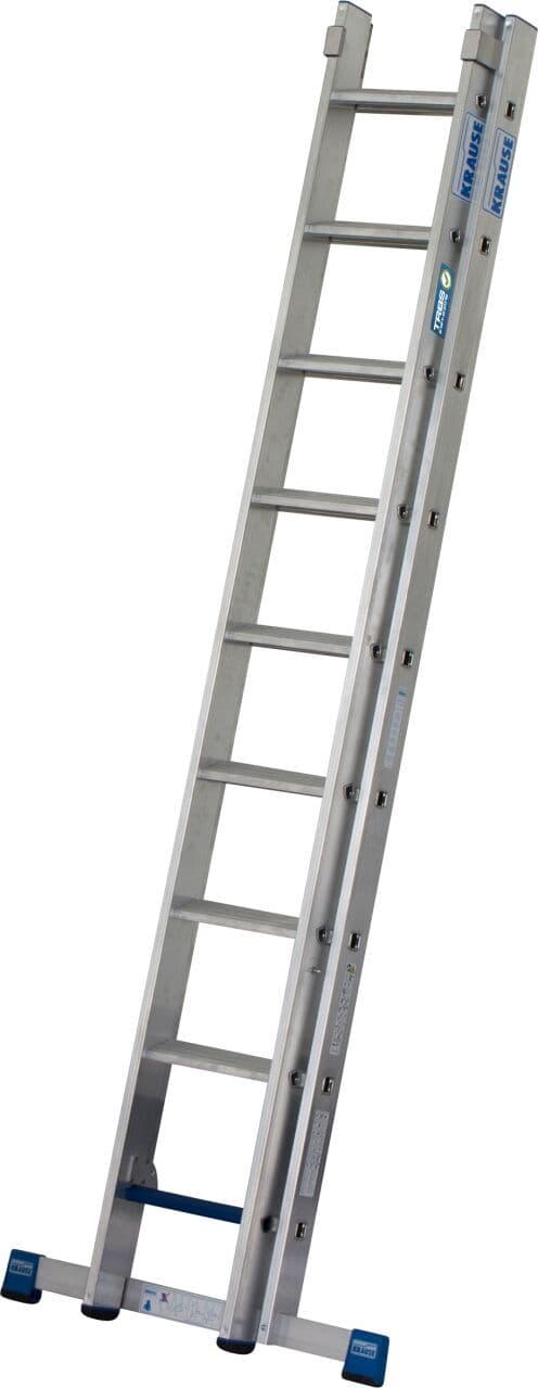 Двухсекционная выдвижная лестница Krause Stabilo +S 2х9 131614