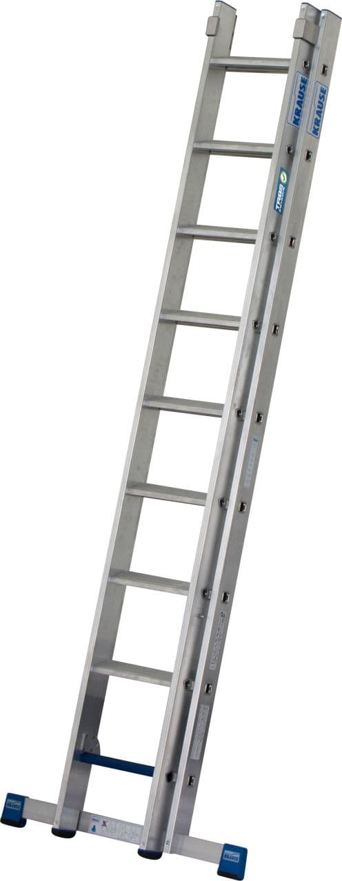 Двухсекционная выдвижная лестница Krause Stabilo +S 2х9 131614