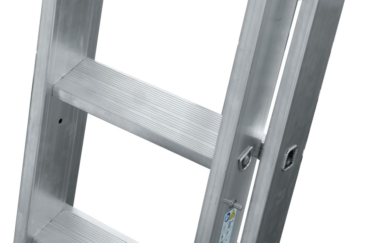 Двухсекционная выдвижная лестница Krause Stabilo +S 2х9 131614