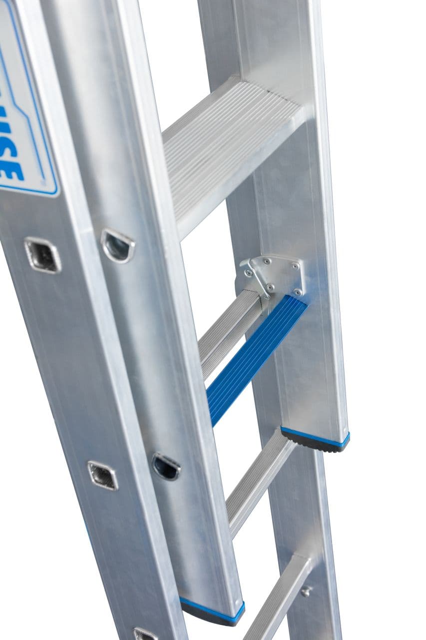 Двухсекционная выдвижная лестница Krause Stabilo +S 2х9 131614