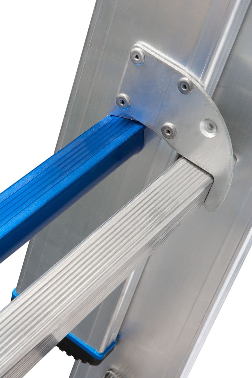 Двухсекционная выдвижная лестница Krause Stabilo +S 2х9 131614
