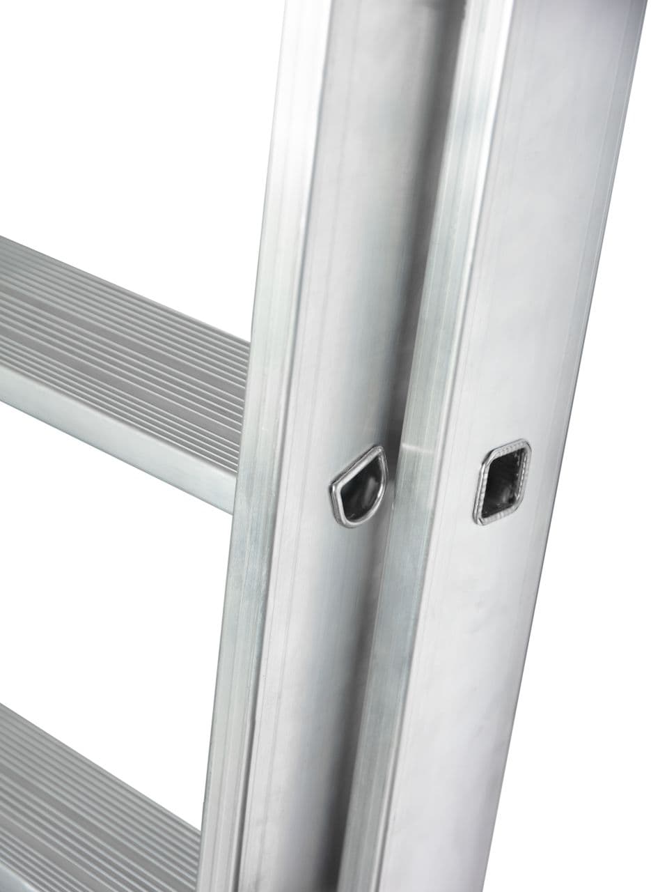 Двухсекционная выдвижная лестница Krause Stabilo +S 2х9 131614