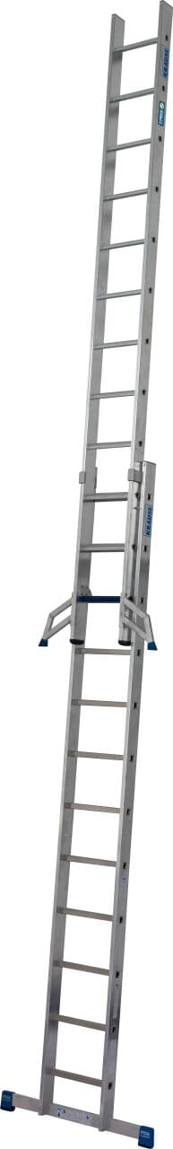 Двухсекционная выдвижная лестница Krause Stabilo +S 2х12 131621