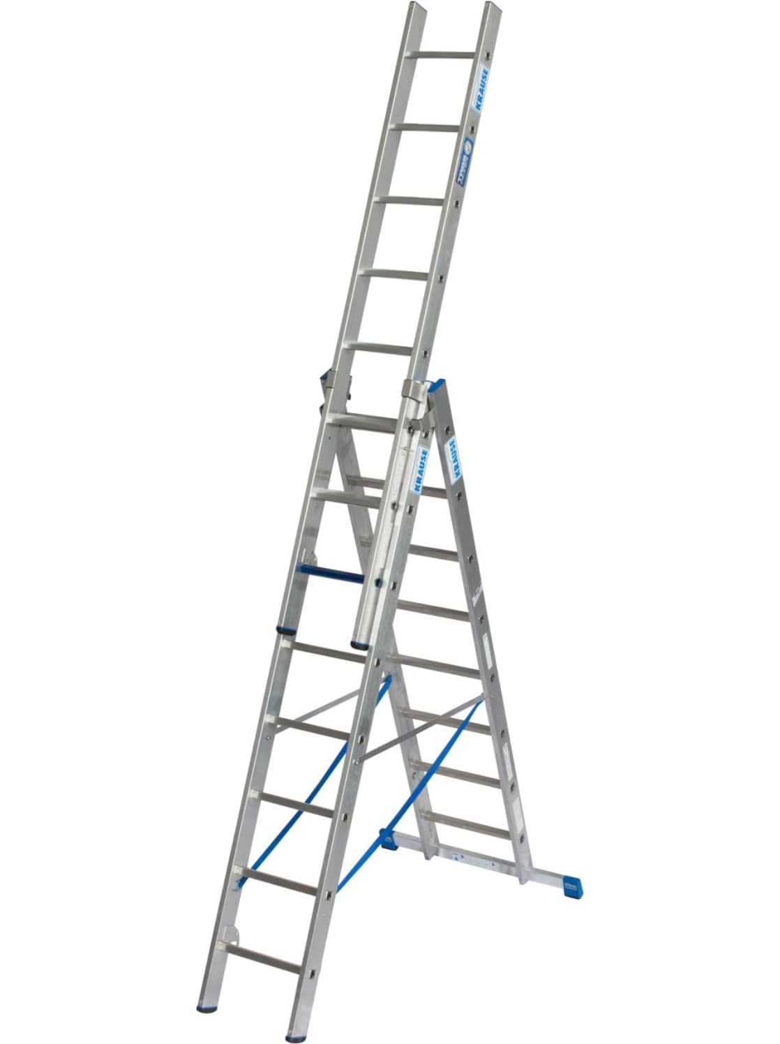 Трехсекционная универсальная лестница Krause Stabilo +S 3х8 131652