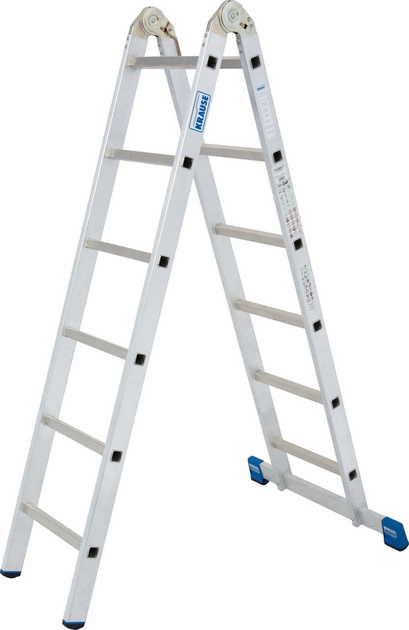Комбинированная шарнирная стремянка Krause STABILO 133922