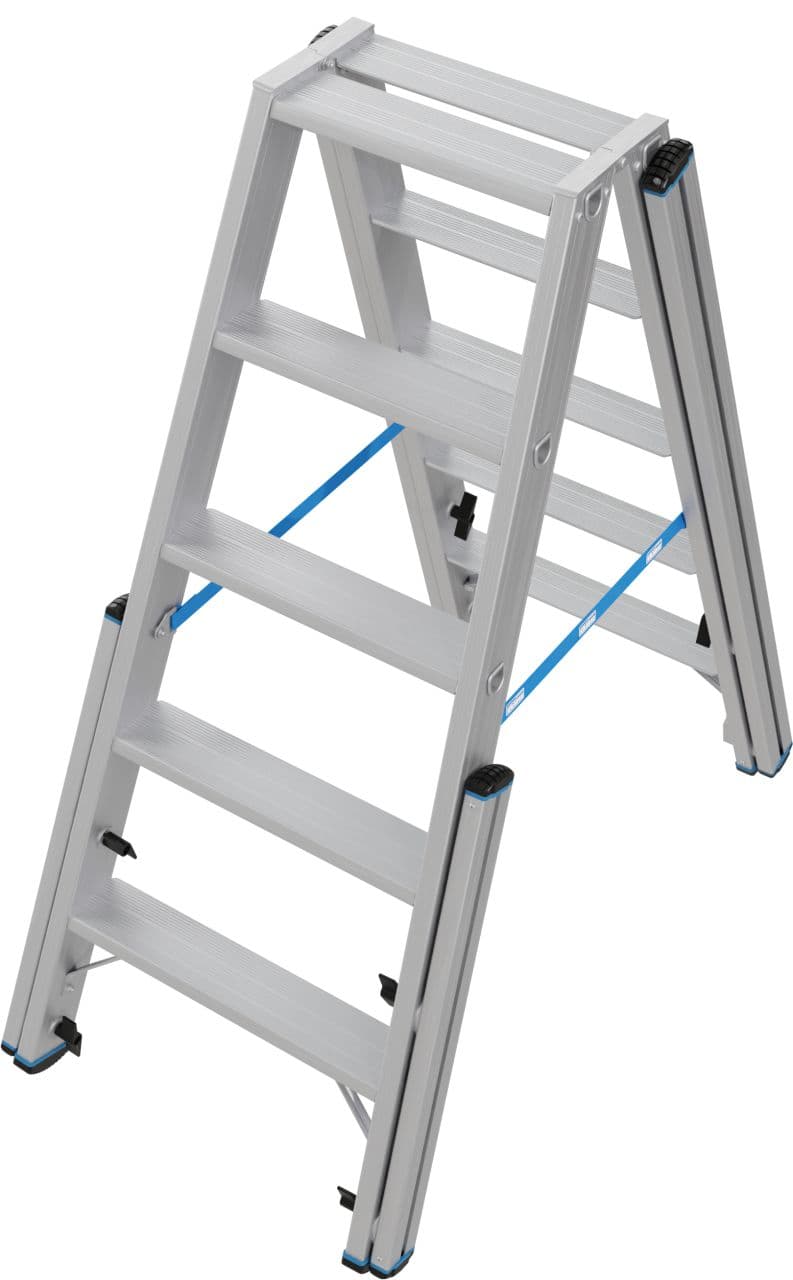 Телескопическая двухсторонняя стремянка Krause Stabilo 2х5 134875