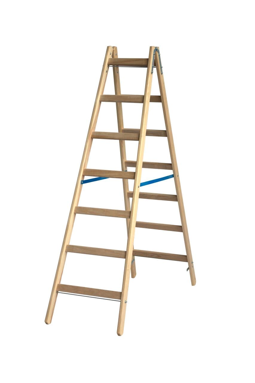 Деревянная стремянка Krause STABILO 2x7 170279