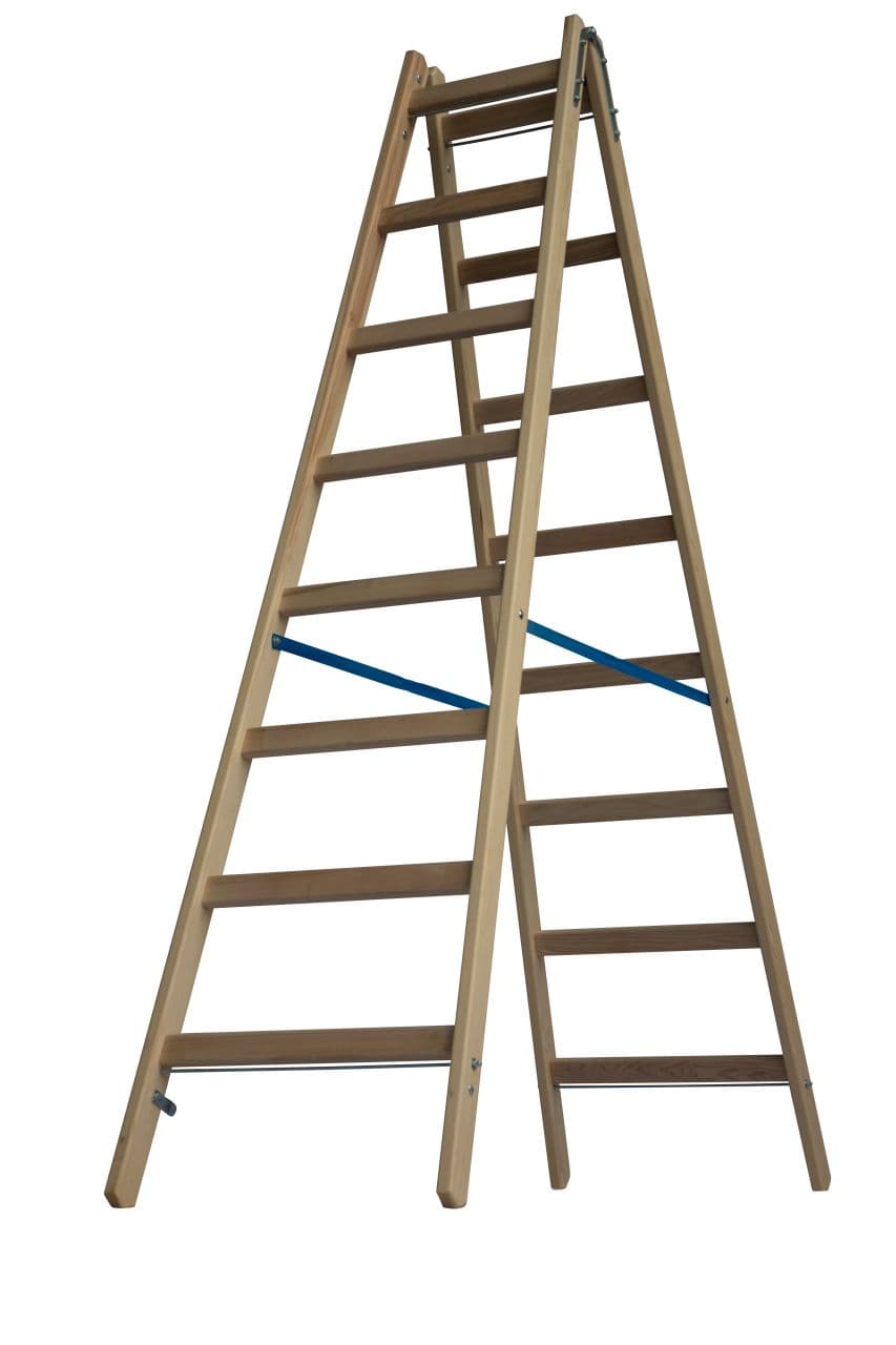 Деревянная стремянка Krause STABILO 2х8 170286