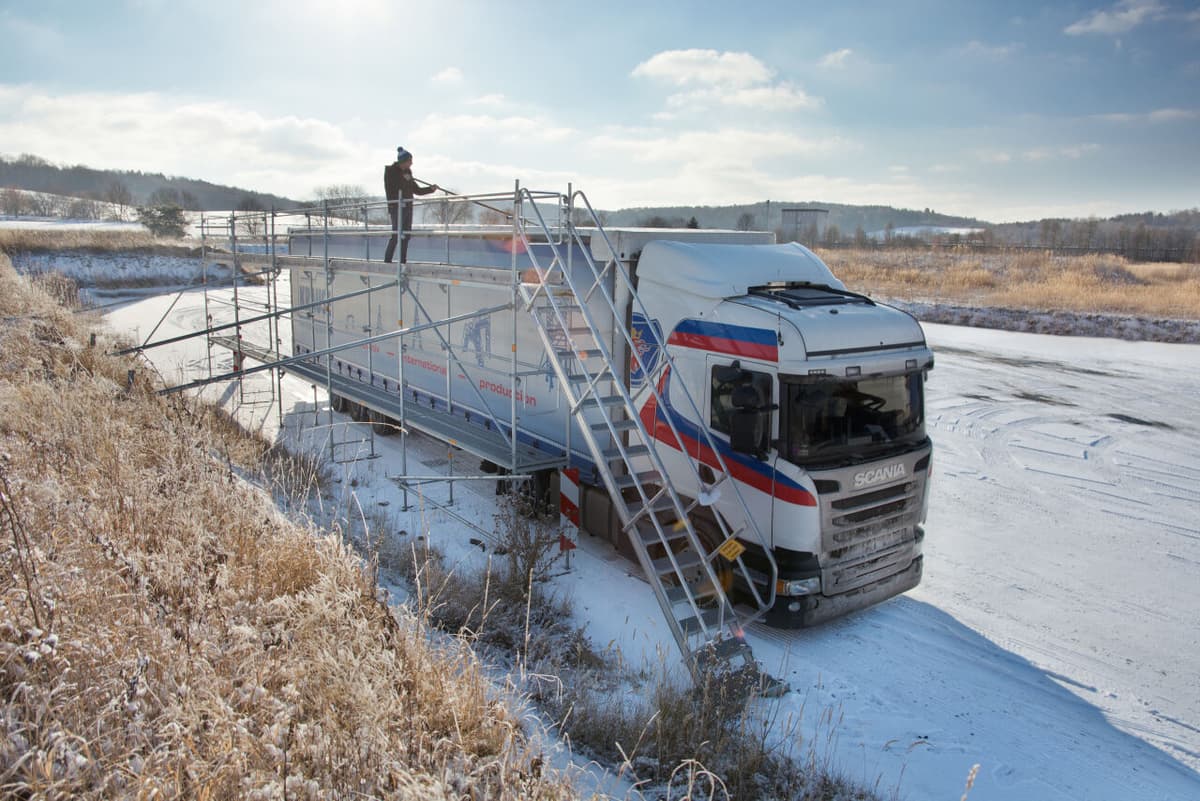 Площадка для обслуживания транспорта Krause 15 м, 970077