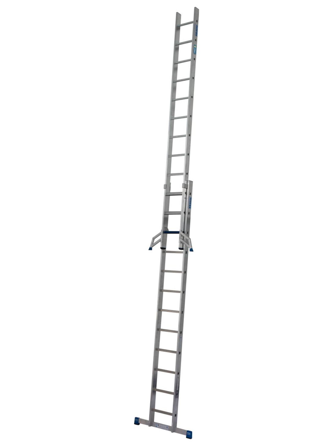 Двухсекционная выдвижная лестница Krause Stabilo +S 2х12 131621