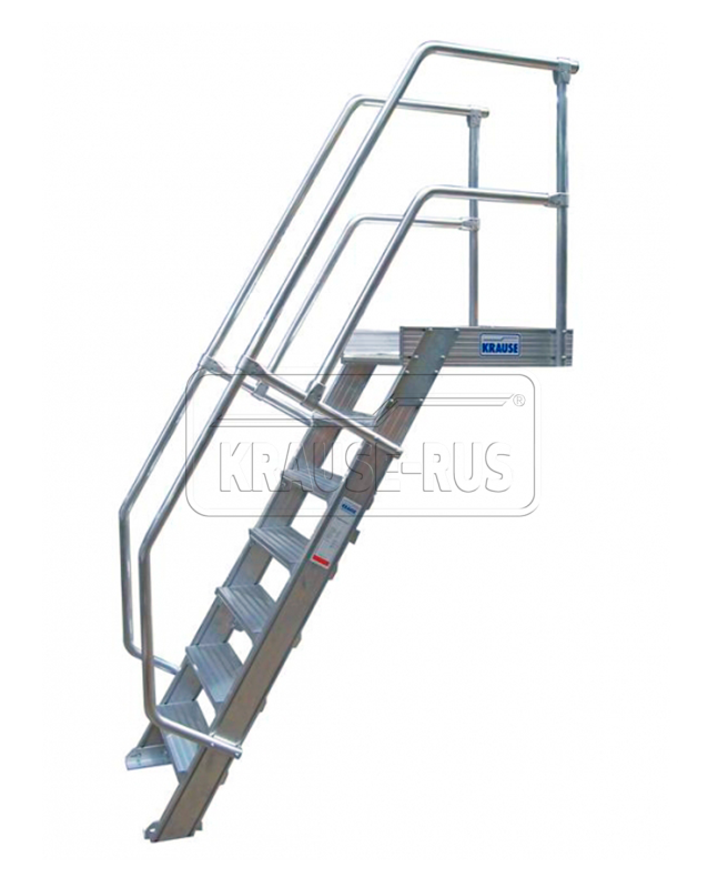 Трап площадка. Лестница-трап, Krause 810229. Лестница трап с площадкой ЛТП-1,7 ступень 100 мм., разборная. Передвижная лестница с платформой ЛСА-1.0. Лестница приставная с поручнями ЛПНА 8.2.