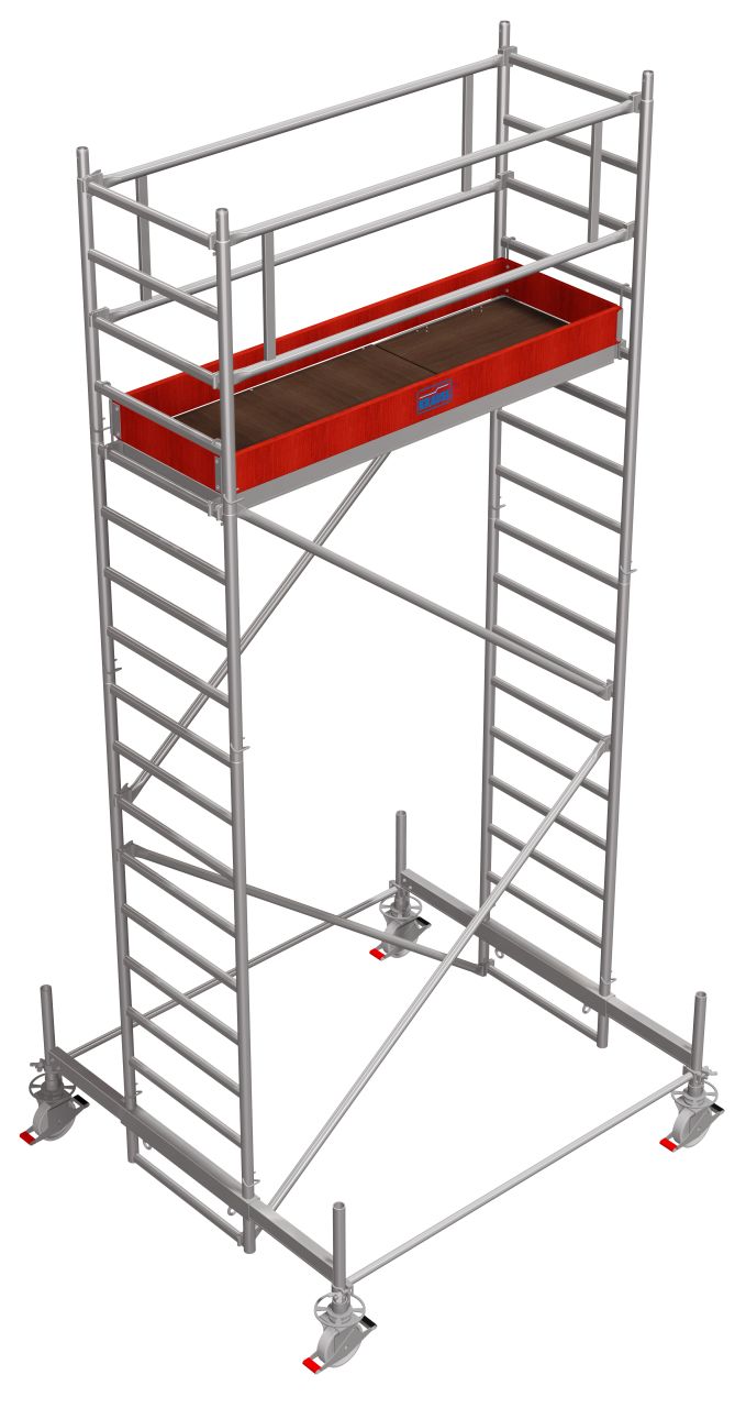 Вышка-тура Krause STABILO Professional серия 100 2 х 0,75 м рабочая высота 5,4 м 731067