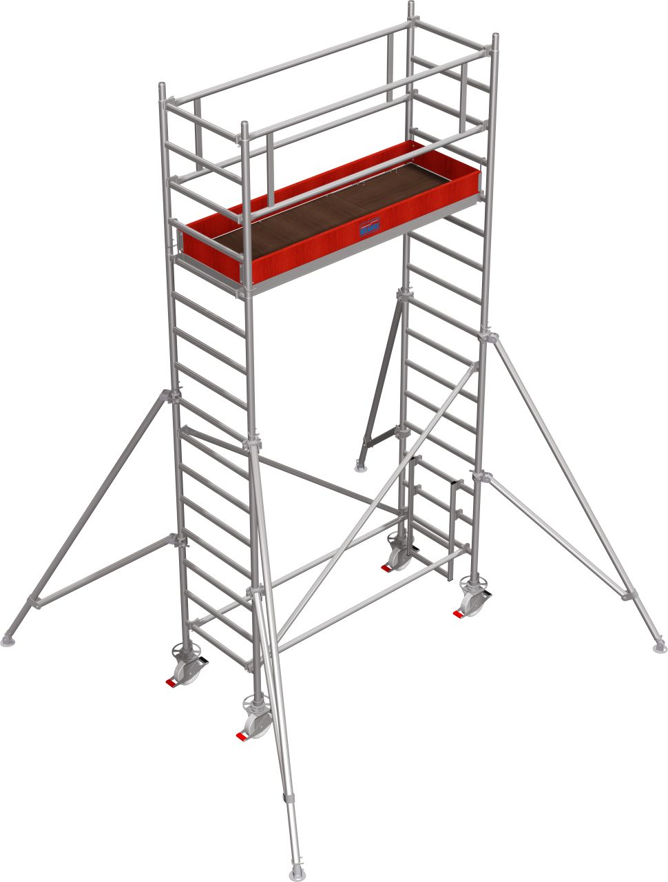 Вышка-тура Krause STABILO Professional серия 1000 2 х 0,75 м рабочая высота 5,3 м 738059