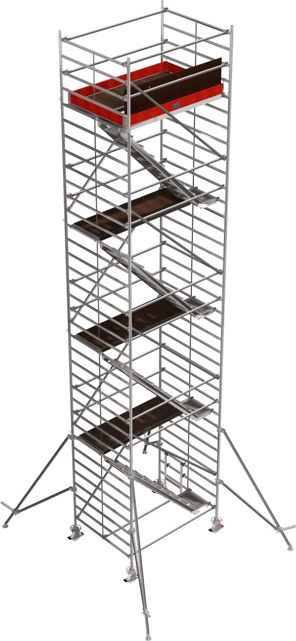 Вышка-тура Krause STABILO Professional серия 5500 с трапом рабочая высота 10,5 м 769039