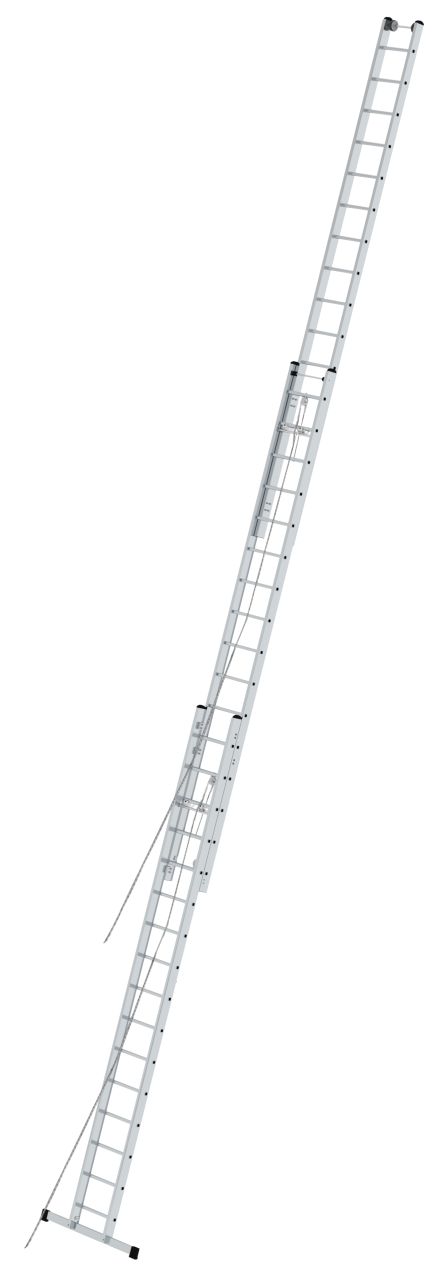 Трехсекционная лестница с тросом Krause STABILO 3x16, 800763